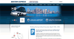 Desktop Screenshot of bostonexpressbus.com